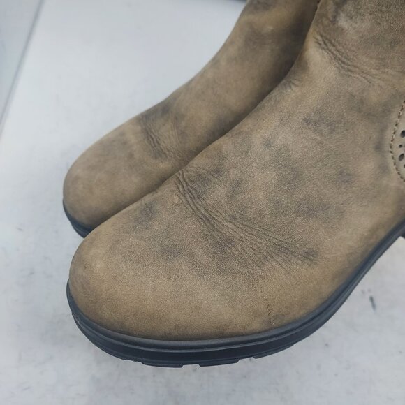 Blundstone WOMENS Chelsea Rustic Brown Tall Boot - Picture 9 of 10